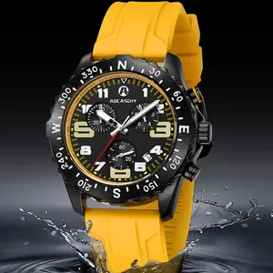 Luxury Men's Watch Waterproof Quartz Watches ENDURANCE Wristwatch Casual Luminous Chronograph Date Men Watch CUSTOM Reloj Hombre