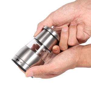 Molinillo manual de sal y pimienta al por mayor, de grosor ajustable, recargable, utensilio de cocina para especias - Product Image 3