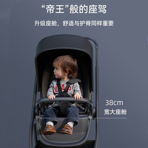 Cochecito de Bebé High View de 0 a 3 Años, Reclinable, Plegable con un Botón, Reversible, de Aleación de Aluminio, de Cuatro Ruedas, Capacidad de 15 kg - Product Image 4