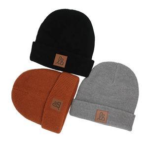 Fabricante de Gorros, Gorro de Pescador con Logotipo Personalizado, Gorro de Invierno Cálido de Punto, Gorras Clásicas con Borde Acanalado, Gorras, Gorros de Lana - Product Image 1
