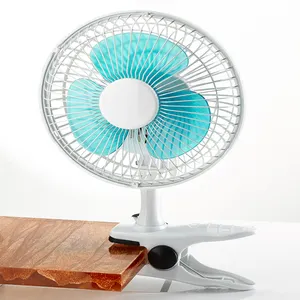 Ventilateur à pince en plastique à commande mécanique de 6 pouces, <span class=keywords><strong>2</strong></span> vitesses, fonctionnement silencieux, utilisation <span class=keywords><strong>2</strong></span> en 1 pour le bureau - Product Image 1