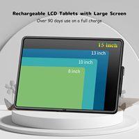 Tablette d'écriture LCD pour enfants de 20 pouces, réutilisable, effaçable, jouet éducatif, cadeau d'anniversaire, cadeau de Noël, OEM ODM