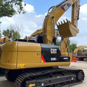 Excavatrice d'occasion CAT320D2 CAT320 CAT320D 20 tonnes, faible nombre d'heures, forte force de creusement, tracteur robuste, bon moteur, boîte de vitesses - Product Image 1