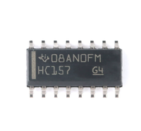 SN74HC157DR Multiplexor selector de datos cuádruple de 2 a 1, circuito integrado lógico CMOS SOIC-16