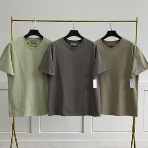 เสื้อยืดเปล่าสำหรับผู้ชาย ดีไซน์เนอร์ 100% ผ้าฝ้าย ยูนิเซ็กส์ สำหรับผู้ชาย คุณภาพสูง เสื้อยืดสตรีทแวร์เนื้อหนา เสื้อยืดลายกราฟิกคุณภาพสูง - Product Image 1