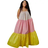 Эксклюзивные разноцветные платья RL разных цветов с эффектом омбре для девушек, с лямкой на шее, длиной до щиколотки, популярные платья для свадебной вечеринки