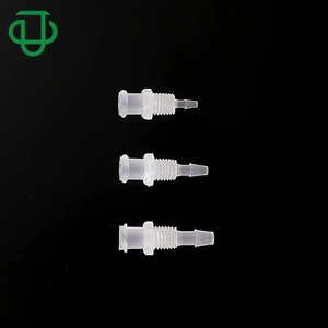 ข้อต่อพลาสติก PP-Nylon ขนาด 1/4-28UNF แบบเกลียวใน สำหรับยึดผ่านแผ่นเพื่อเชื่อมต่อท่ออ่อน - Product Image 2