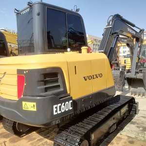 Petite pelle sur chenilles diesel Volvo EC60C de 6 tonnes d'occasion d'origine en excellente condition de travail Meilleur prix à vendre - Product Image 5