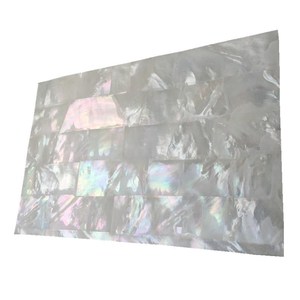 Foglio Adesivo in Madreperla Bianca Pura per Intarsi (240mm X 140mm) - Product Image 2