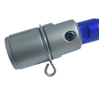 Clé à douille légère en aluminium pour échafaudage, tête flexible 7/16 pouces avec poignée ergonomique bleue