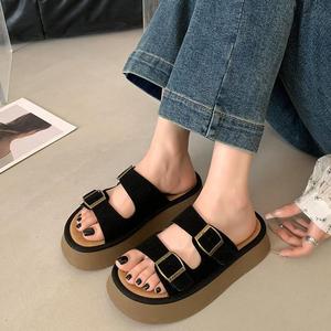 Ciabatte con suola spessa nuove <span class=keywords><strong>pantofole</strong></span> <span class=keywords><strong>rosa</strong></span> da donna estive all'aperto - Product Image 3