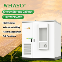 Système de stockage d'énergie C&I Whayo 80kW 100kW 125kW 215kWh 241kWh 261kWh, armoire de batterie au lithium pour usage commercial