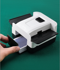 Mélangeur de cartes automatique direct usine, 1 à 2 jeux, rechargeable USB, silencieux, compatible poker, blackjack, Texas Hold'em, <span class=keywords><strong>Skip</strong></span>-<span class=keywords><strong>bo</strong></span>, Phase - Product Image 4