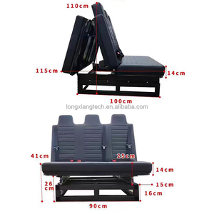 LXRV 2025 รุ่นใหม่ล่าสุด เบาะนั่งปรับนอนได้เร็ว ทำจากหนัง Nappa ขนาดใหญ่ 185 ซม. สำหรับรถตู้แคมป์เปอร์ พร้อมรางเลื่อนและฐานรองเบาะ - Product Image 5