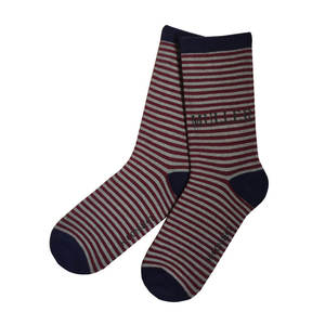 Orgánica personal señoras bambú calcetines con fundamentos de rayas finas - Product Image 1