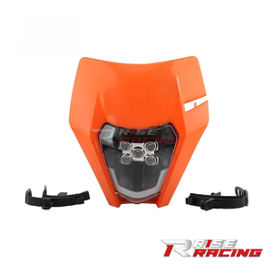 Phare de moto tout-terrain Rise pour <span class=keywords><strong>KTM</strong></span> EXC EXCF XCW - <span class=keywords><strong>Masque</strong></span> de phare pour moto Enduro - Product Image 1