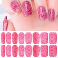 Autocollants de vernis à ongles en gros, promotionnels, simples, écologiques, à motifs de dessins animés