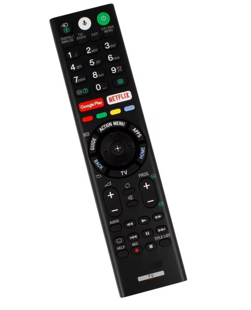 RMF-TX310E Wireless Voice Remote Control for LCD Smart TV with 433 MHz Fixed Code AAA Battery