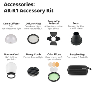 <span class=keywords><strong>Godox</strong></span> S-R2 Flash Speedlight Adaptateur AK-R1 Anneau Adaptateur pour <span class=keywords><strong>V860II</strong></span> V350 TT600 AD200PRO II pour <span class=keywords><strong>Sony</strong></span> Flash Photo Studio Accessoires - Product Image 3