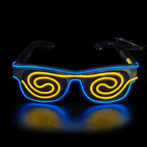 Hot Selling Neon Glowing LED Brille für Party Halloween Weihnachten Ostern Abschluss Ramadan Neujahr Thanksgiving Diwali - Product Image 6