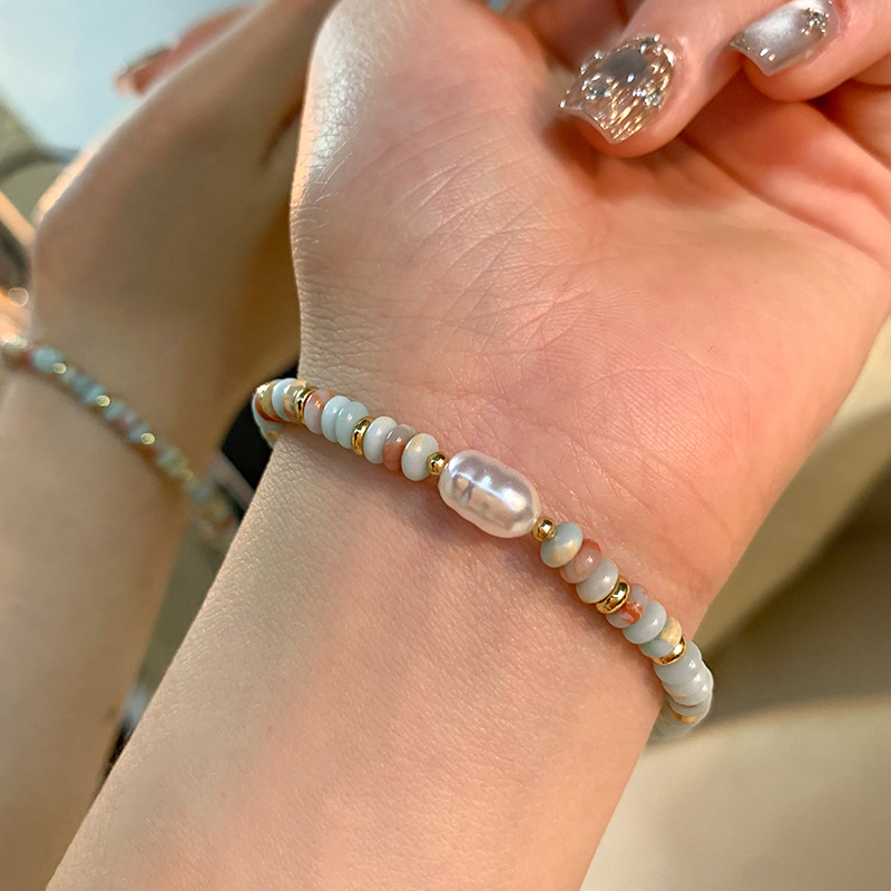 4MM Natural Stone Abacus Bead Charms DIY Jewelry Handmade Making Accessories Necklace Bracelet Personalized Custom Gift