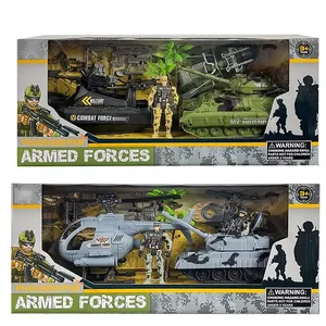 Samlok çocuklar askeri yapı taşı setleri plastik askeri alan savaş tankı modeli erkek çocuk oyuncakları