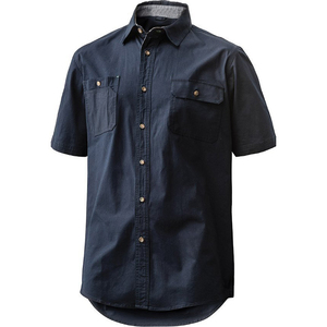 เสื้อทำงานทนทานลดราคาพิเศษ ได้มาตรฐาน NFPA2112 แขนสั้น ระบายอากาศได้ดี เหมาะสำหรับคนงานโรงงาน เหมือง ก่อสร้าง และงานเชื่อม - Product Image 6