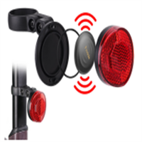 Luz Trasera Inteligente para Bicicleta con Rastreador Global y Función Antirrobo para Ciclismo de Montaña y Carretera, Material Plástico, Rastreo Mundial