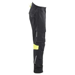BLAKLADER - 141715129933C50 Pantalon inhérent Noir/Jaune haute visibilité-PANTALON DE TRAVAIL EAN 7330509902974 PANTALON DE TRAVAIL EN DENIM - Product Image 4
