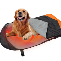 Sac de couchage chauffant pour chien personnalisable, imperméable, chaud et pliable pour les voyages, le camping, la randonnée et le trekking