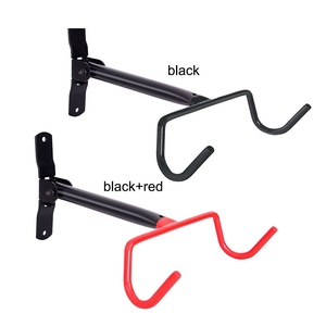 Supporto <span class=keywords><strong>da</strong></span> Parete per Bicicletta, Gancio <span class=keywords><strong>Doppio</strong></span> per Mountain Bike e Bici Senza Pedali, <span class=keywords><strong>Portabici</strong></span> <span class=keywords><strong>da</strong></span> Interno/Esterno con Capacità di Carico di 25kg - Product Image 4