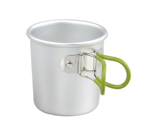 150ml Customizable Aluminum Mugs with Folding Handle Water <b>Boiler</b> Pot - Product Image 2