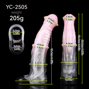 YOCY 2505 Fantasy Horse Dildo, Gaine pénienne, Extenseur <span class=keywords><strong>de</strong></span> pénis, Agrandisseur <span class=keywords><strong>de</strong></span> pénis, Manchon pénien, Jouet sexuel pour homme adulte, Vente en gros - Product Image 2