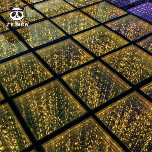 Letras de Neón Personalizadas con Efecto Espejo Infinito, Letreros LED para Automóviles - Product Image 1