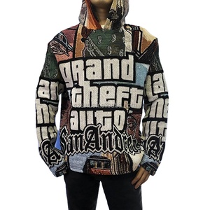 Felpa con Cappuccio Hip Hop 2023 in Tessuto Jacquard con Design Personalizzato di Personaggi <span class=keywords><strong>Anime</strong></span>, Abbigliamento Streetwear da Donna Taglie Forti - Product Image 2