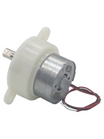 Moteur à engrenages micro DC pour voitures électriques, artisanat et caissons lumineux publicitaires 6V, efficacité IE1, boîte de vitesses en plastique