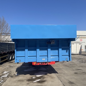 Nouvelle <span class=keywords><strong>remorque</strong></span> de transport agricole isolée et fermée avec parois latérales grillagées, <span class=keywords><strong>remorque</strong></span> utilitaire et de transport pour camion, tête de <span class=keywords><strong>remorque</strong></span> benne en acier - Product Image 5