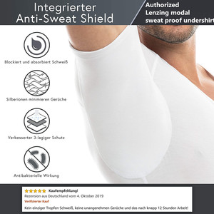 PATON marchio personalizzato di qualità di lusso t-Shirt antisudore da <span class=keywords><strong>uomo</strong></span> canottiera antisudore con materassini Slim t-Shirt con scollo a o - Product Image 2