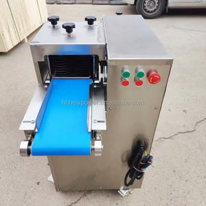 Nouvelle machine à découper en cubes de viande de poulet et de bœuf industrielle avec lame en acier inoxydable, fonctionnement automatique et épaisseur réglable - Product Image 6