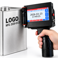 Nouvelle Arrivée Imprimante Jet d'Encre Portable Multi-Matériaux pour Numéros Anglais, Codes QR, Codes-barres, Logos, Dates d'Expiration et Images