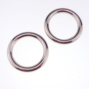 Anneau rond en O de soudage lisse et solide, sans joint, pour sac à main - Product Image 4