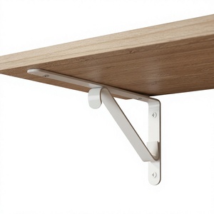 Paire de supports Jali ivoire L 6 pouces, support de montage ivoire L 6 pouces, paire de supports Jali ivoire L 6 pouces pour grille Jali - Product Image 6