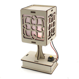 Kit de Modélisation Scientifique OKYN-G6614 : Lampe de Bureau en Bois à Voix Humaine pour Expériences Scientifiques - Product Image 1
