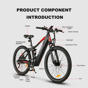 For <b>SAMEBIKE</b> XD26-II 750W Electric Mountain Bike 14AH Battery 26-Inch Suspension Fork Lock Rear Hub Motor Disc Brake Load - Product Image 6