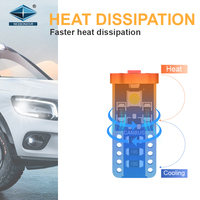 Bombillas Led blancas para matrícula de coche, lámpara de lectura T10 3030 W5W, directa de fábrica, 194