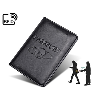 Porte-<span class=keywords><strong>passeport</strong></span> en cuir véritable vintage britannique populaire pour hommes, design international vintage, porte-cartes - Product Image 5