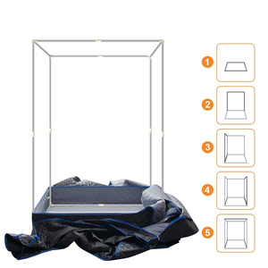 Moderna Carpa Sauna Infrarroja Eléctrica Plegable Portátil de Tamaño Completo para <span class=keywords><strong>2</strong></span> Personas, Diseño Compacto para Interiores - Product Image 6