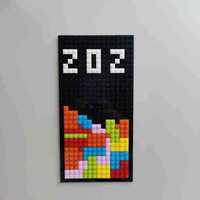 Placa Base de Ladrillos de Construcción ABS 16x16 Combinable 65083, Juguete Electrónico de Píxeles DIY de 40 Piezas para Ensamblar y Apilar