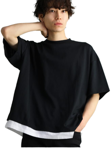 เสื้อยืดโอเวอร์ไซส์ผู้ชาย ผ้าฝ้าย 100% ระบายอากาศได้ดี ทรงหลวม คอกลม แขนสั้น สไตล์สตรีทแวร์ลำลอง - Product Image 1