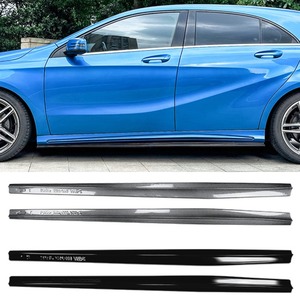 ชุดแต่งรอบคันสำหรับ Mercedes Benz A-Class CLA W176 C117 AMG ปี 2013-2018 สเกิร์ตข้าง สปอยเลอร์ สเกิร์ตข้างแบบแยกส่วน อุปกรณ์ตกแต่งรถยนต์ - Product Image 2